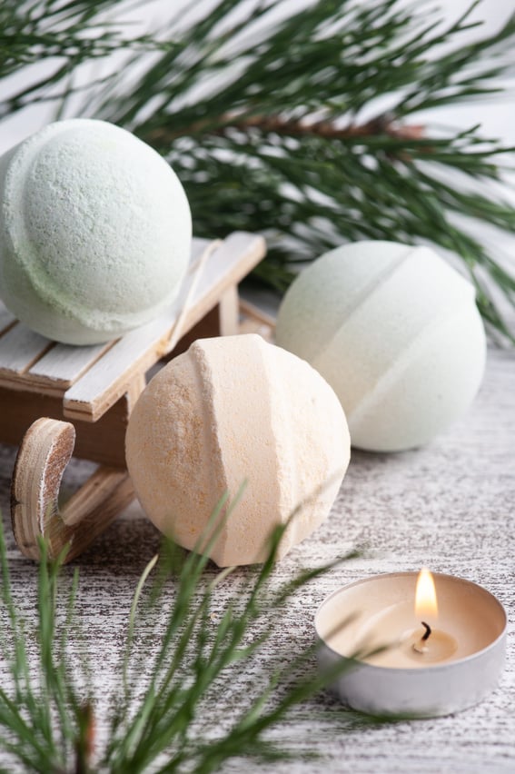 Christmas Bath Bombs